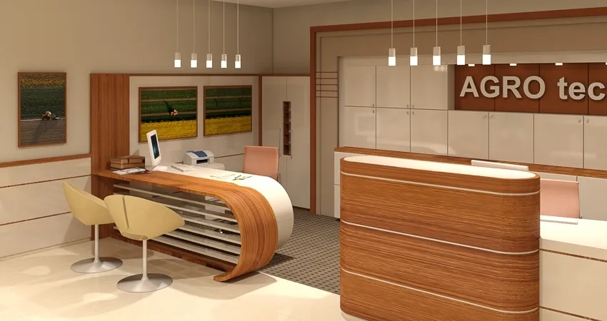 Irodaház recepció, Bócsa