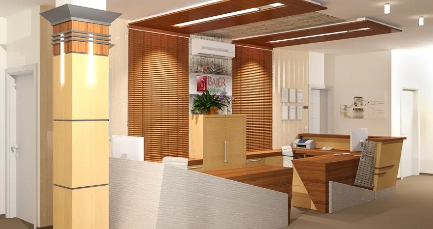 Recepciós pult, Bayer Construct