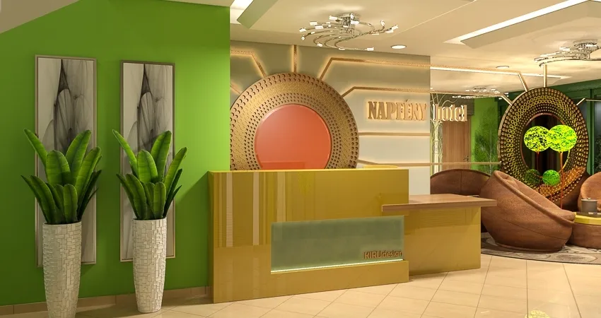 Szálloda recepció, Kecskemét